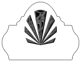 DARAY L 602 BK WT Black Sunburst White Background copy